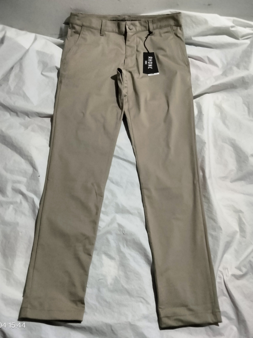 Rhone Commuter Pant Skinny Mens 31x33 Khaki Tan FlexKnit Performance Chino NWT